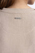 Waffle Knit Extreme Oversize Sweatshirt